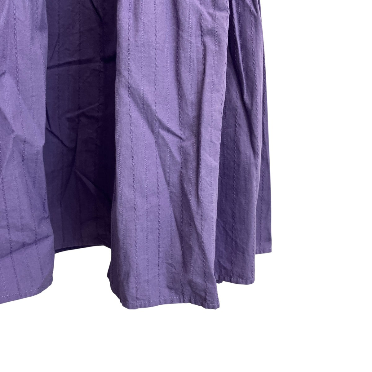 POPLIN DOBBY ZIGZAG TAPE BIG COLLAR DRESS七分丈ワンピース010442GJ3
