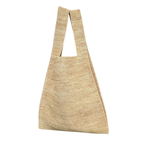 seya．(セヤ) MEDIUM RAFFIA BAGトートバッグ ベージュ｜【公式