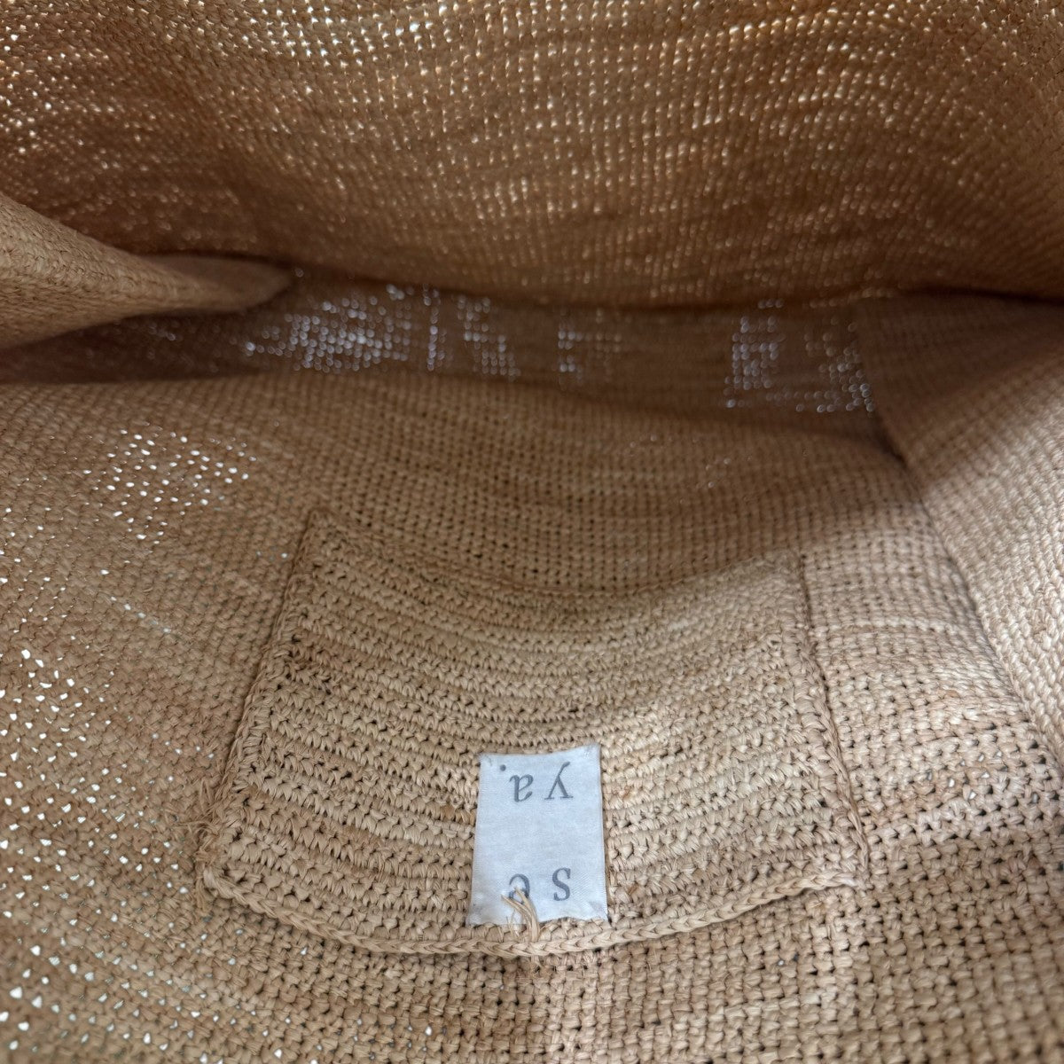 MEDIUM RAFFIA BAGトートバッグ