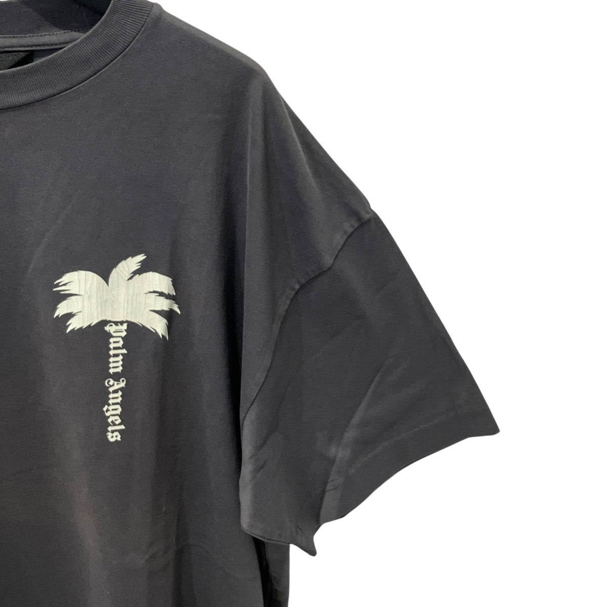 パームツリープリントクルーネックショートスリーブ半袖TシャツPMAA072S24JER0060703