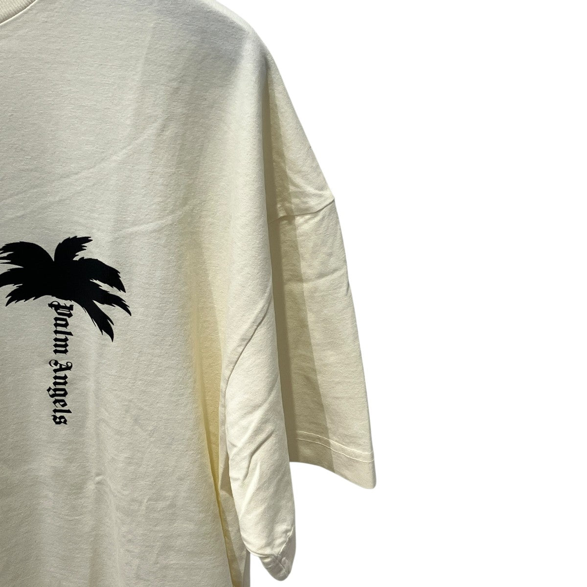 パームツリープリントクルーネックショートスリーブ半袖TシャツPMAA072S24JER0010310