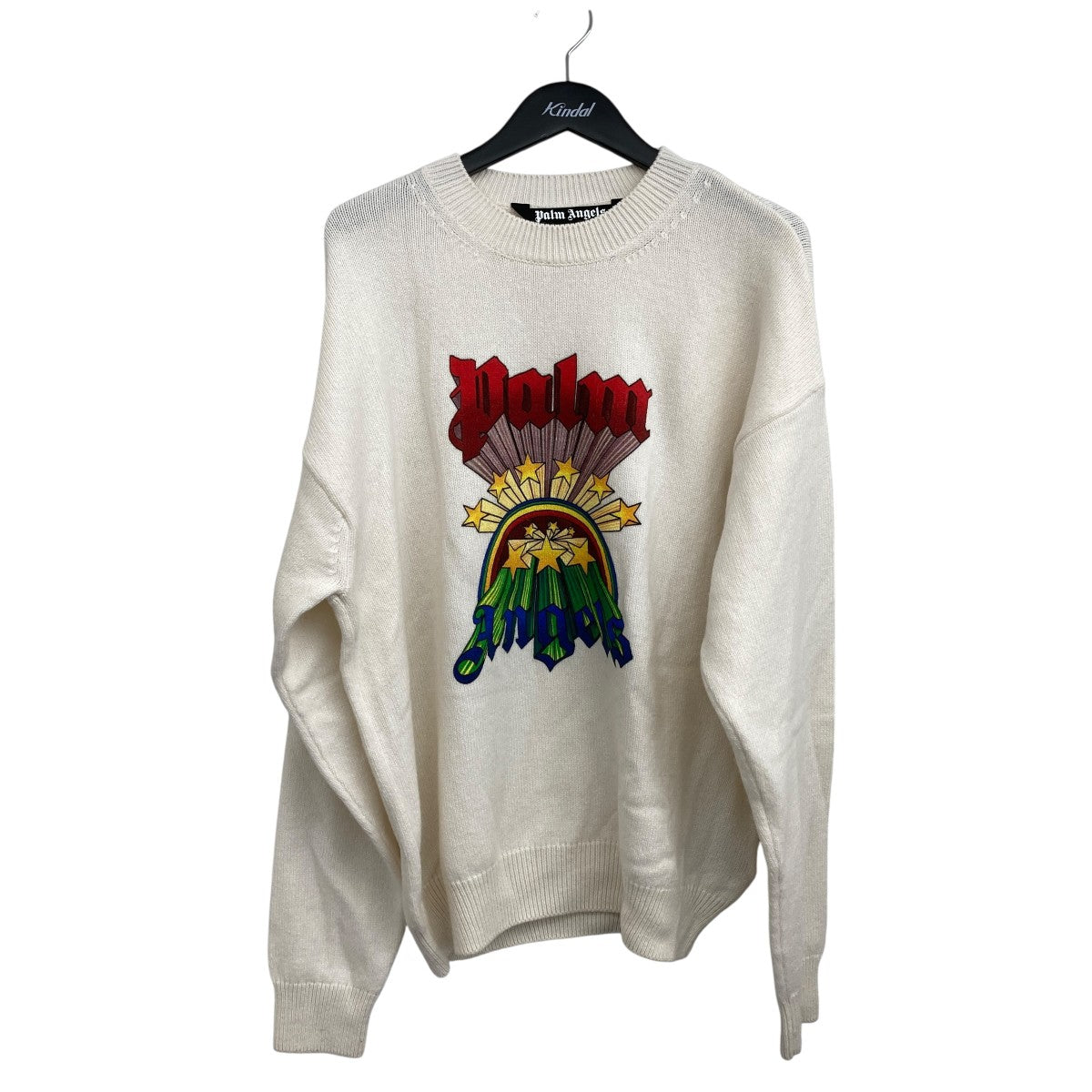 Palm Angels グラフィックプリントニットニットPMHF054F23KNI0010484 古着・中古-1枚目のアイテム画像