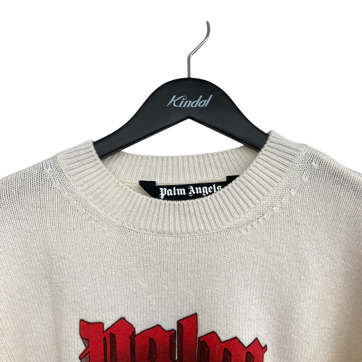 Palm Angels グラフィックプリントニットニットPMHF054F23KNI0010484 古着・中古-3枚目のアイテム画像