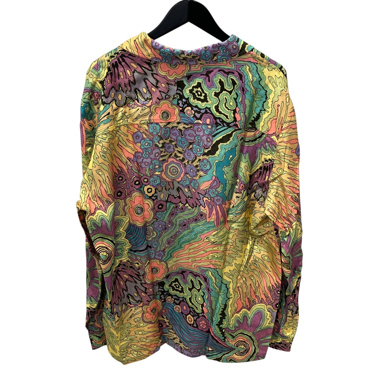 総柄オーバーサイズシャツ総柄シャツPMGE022F23FAB0023684