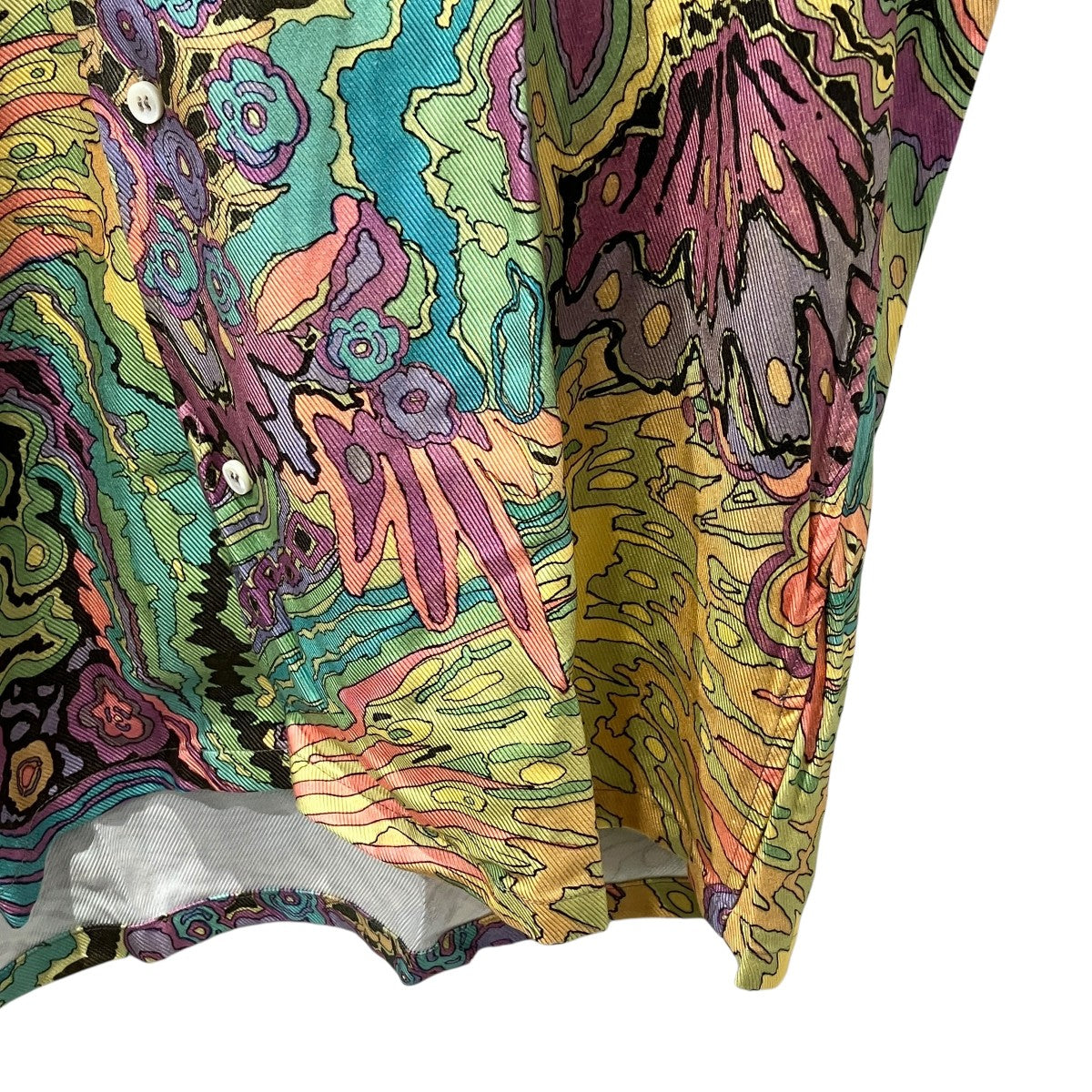 総柄オーバーサイズシャツ総柄シャツPMGE022F23FAB0023684