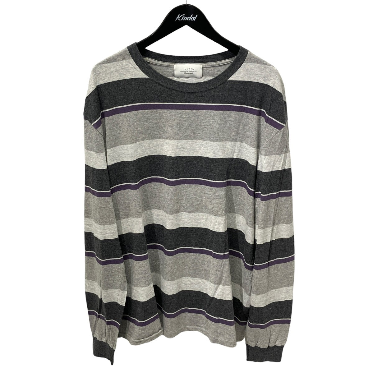 Long-sleeve border T-shirt  ．長袖TシャツUS2342