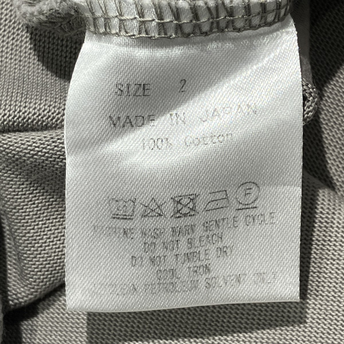 CREW NECK L／S COMPACT天竺長袖TシャツM21A-14CS01C