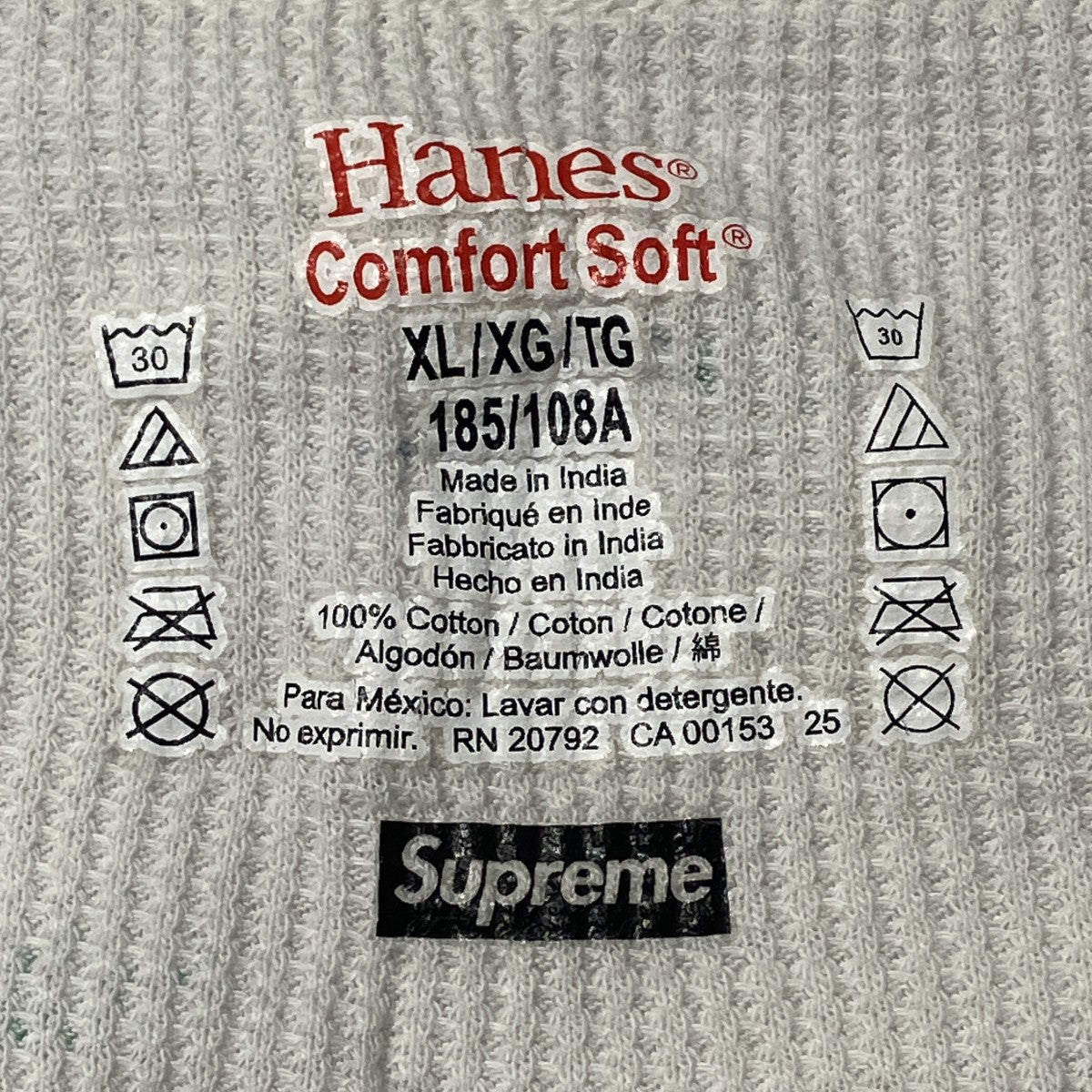 25AWBones Thermal Crew Floralサーマルカットソー
