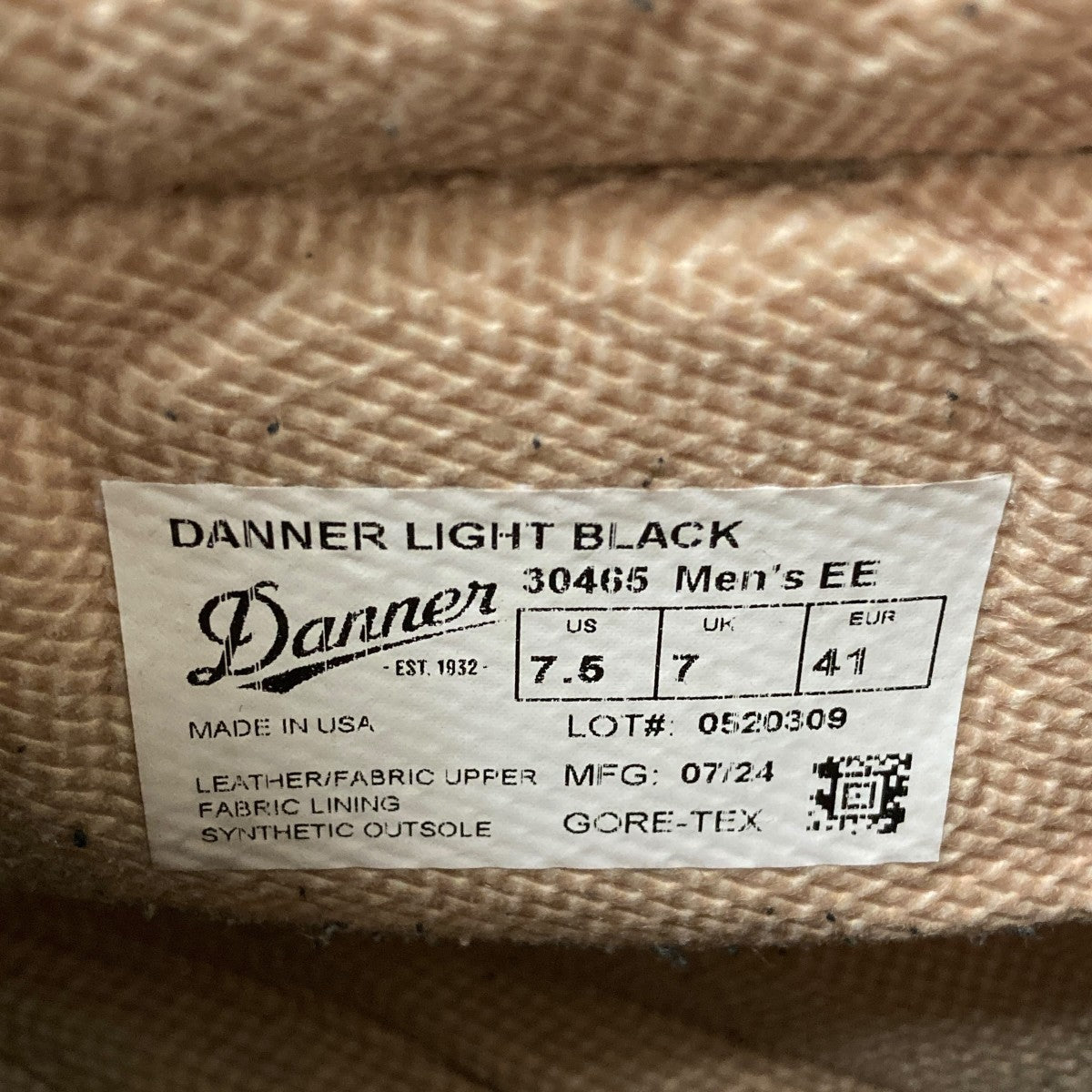 レザーブーツ30465 DANNER LIGHT