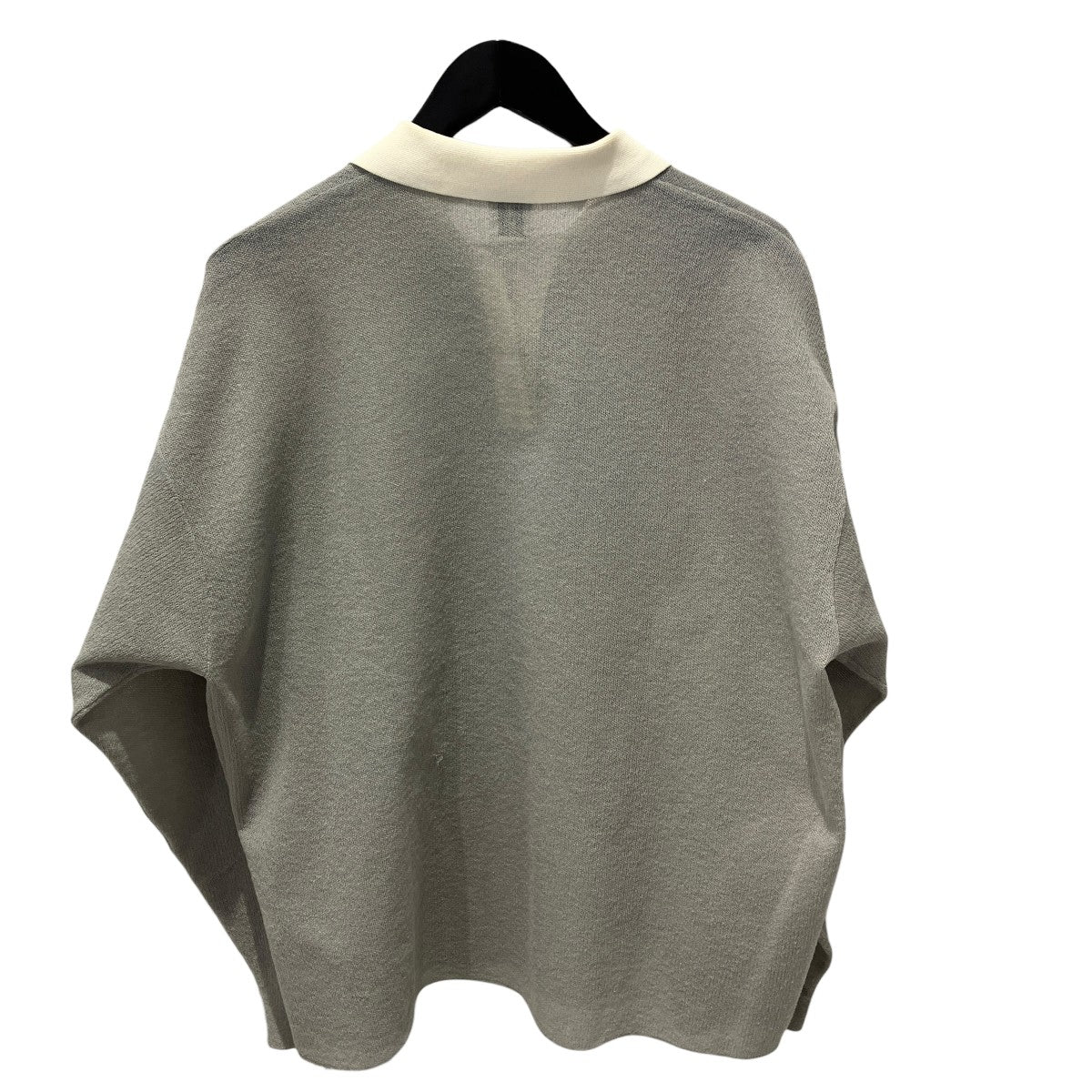 6(ROKU) BEAUTY＆YOUTH SHEER JAQUARED RUGBY SHIRT KNITポロシャツ8613-199-0223 古着・中古-2枚目のアイテム画像