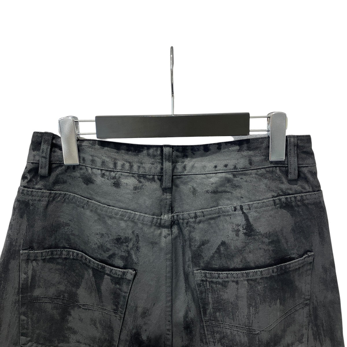 GOJOYJINNI CAMOUFLAGE DISTRESSED DIRTY POCKET WIDE LEG BAGGY JEANSデニムパンツ 古着・中古-4枚目のアイテム画像