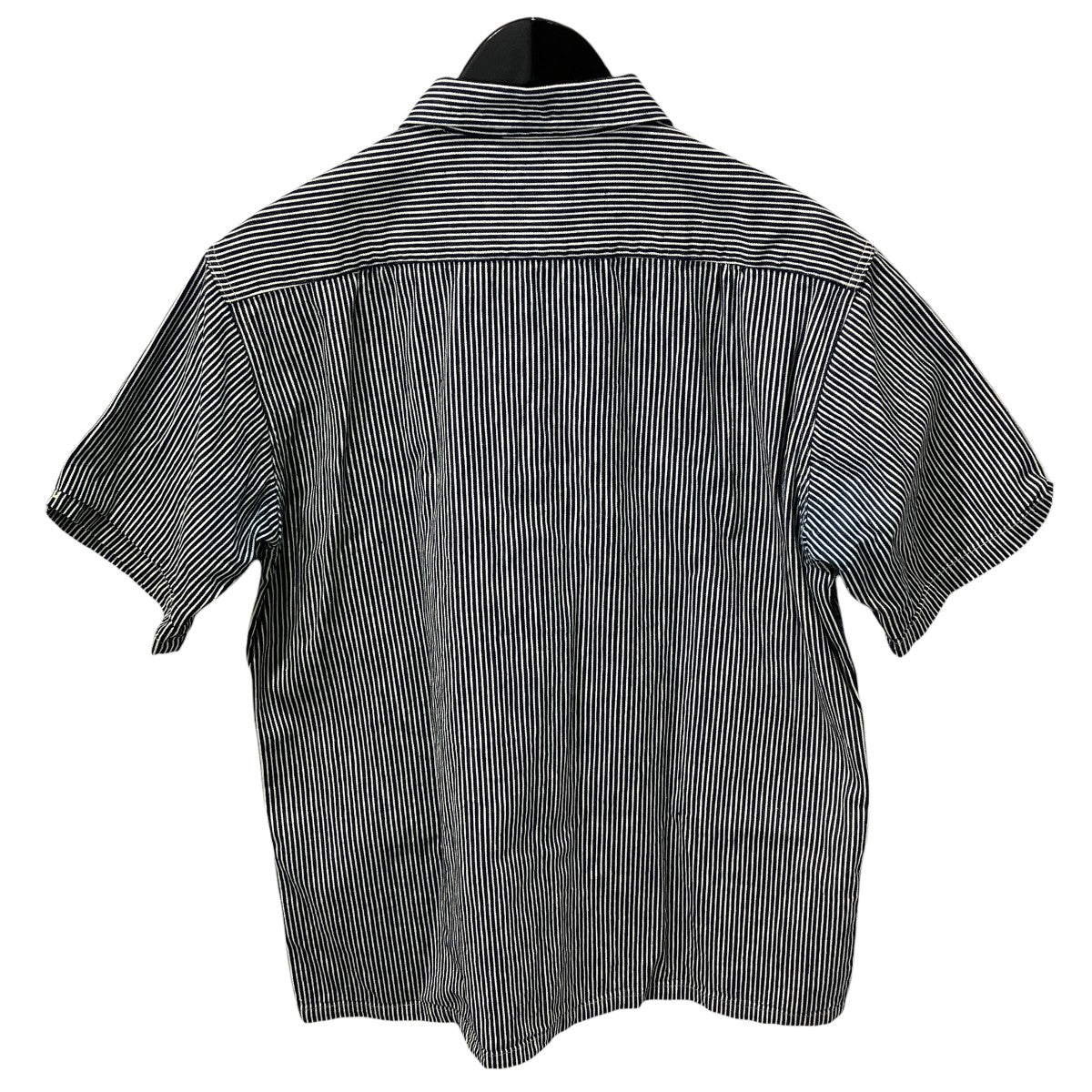 S／S OPEN COLLAR SHIRTS ストライプ半袖シャツLot3091
