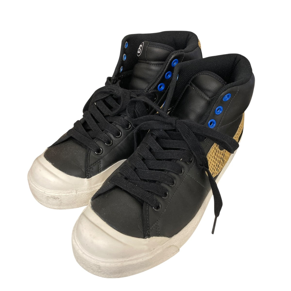 NIKE×stussy ALL COURT MID SUPREME Blackスニーカー408577-001