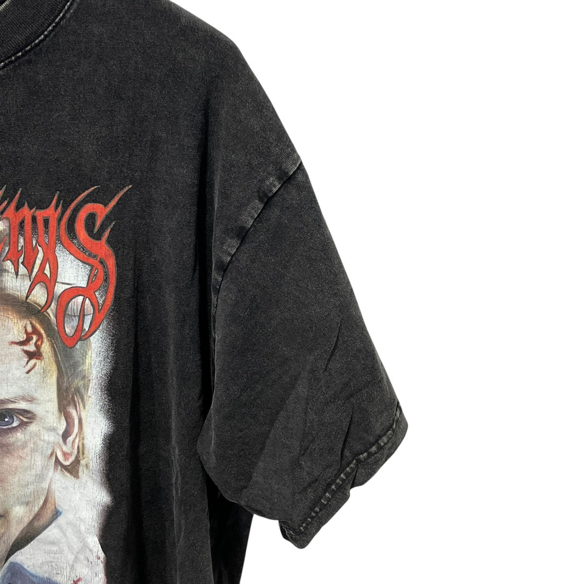 NETFLIX Stranger Things × ARUMANA Vecna半袖Tシャツnem-75510 古着・中古-4枚目のアイテム画像
