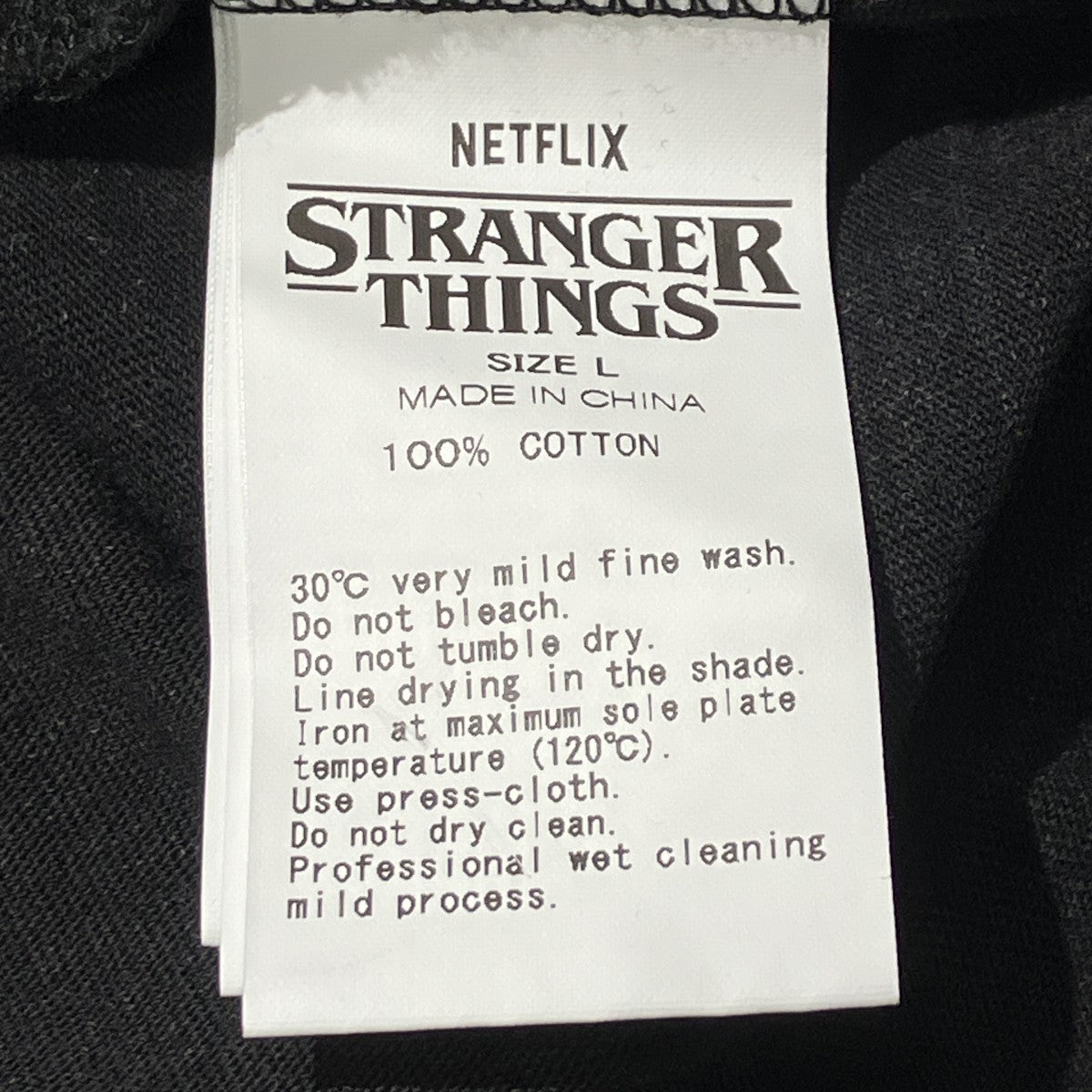 NETFLIX Stranger Things × ARUMANA Vecna半袖Tシャツnem-75510 古着・中古-6枚目のアイテム画像