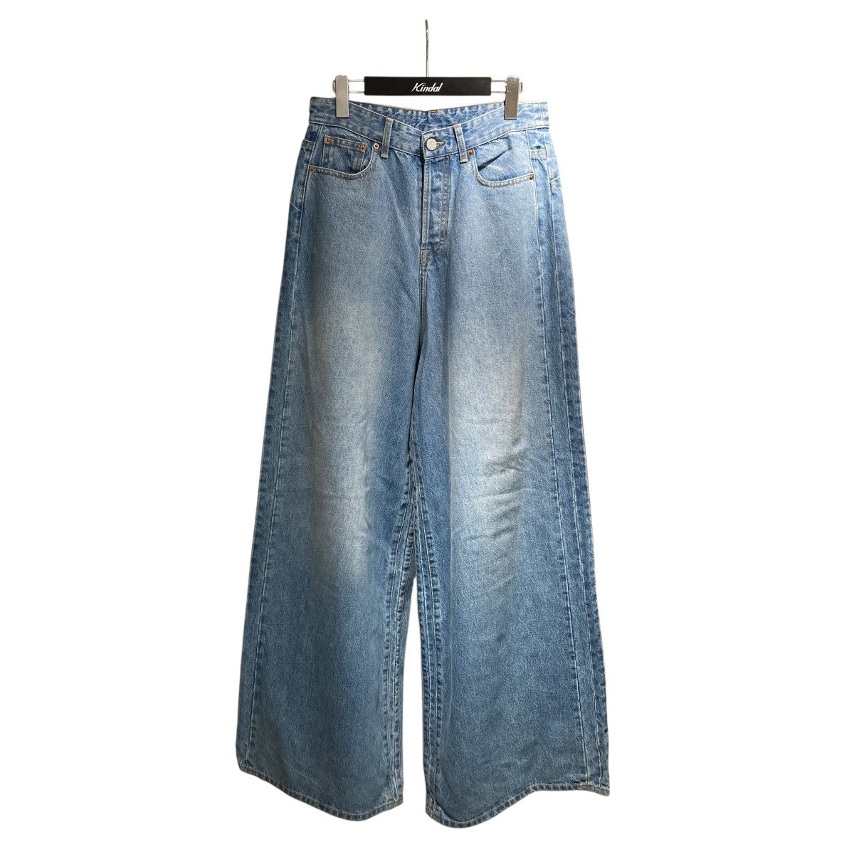 VETEMENTS 24SSウォッシュ加工ワイドレッグスデニムパンツUE64PA140X 古着・中古-1枚目のアイテム画像
