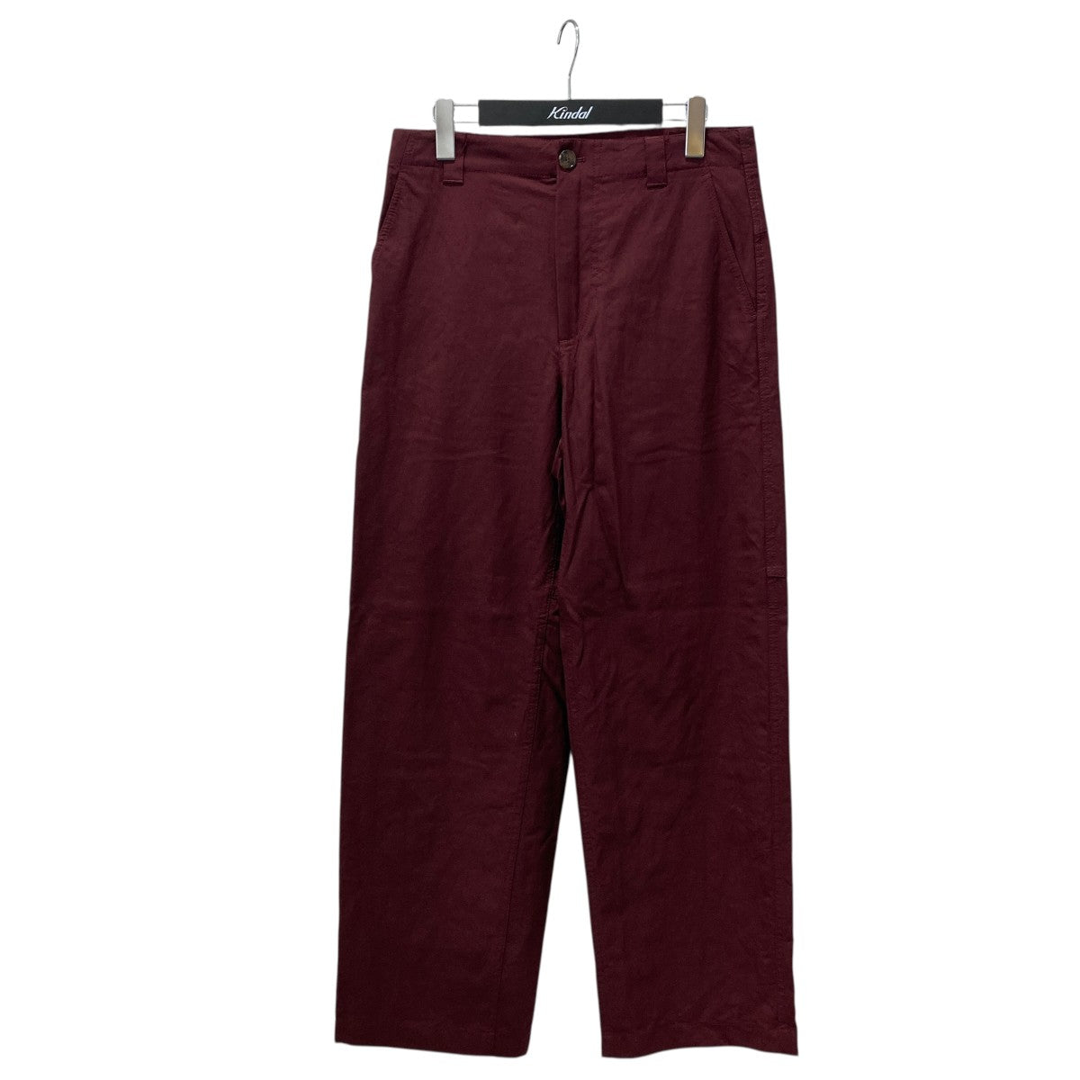 GUCCI レッドウールギャバジンパンツ829724 古着・中古-1枚目のアイテム画像