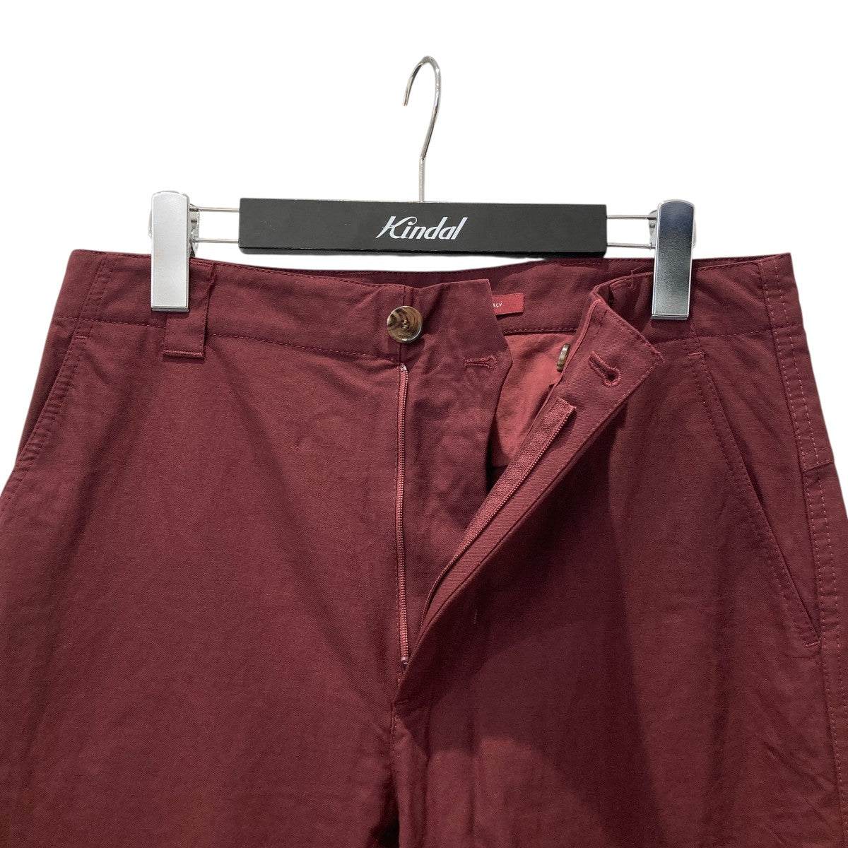 GUCCI レッドウールギャバジンパンツ829724 古着・中古-3枚目のアイテム画像