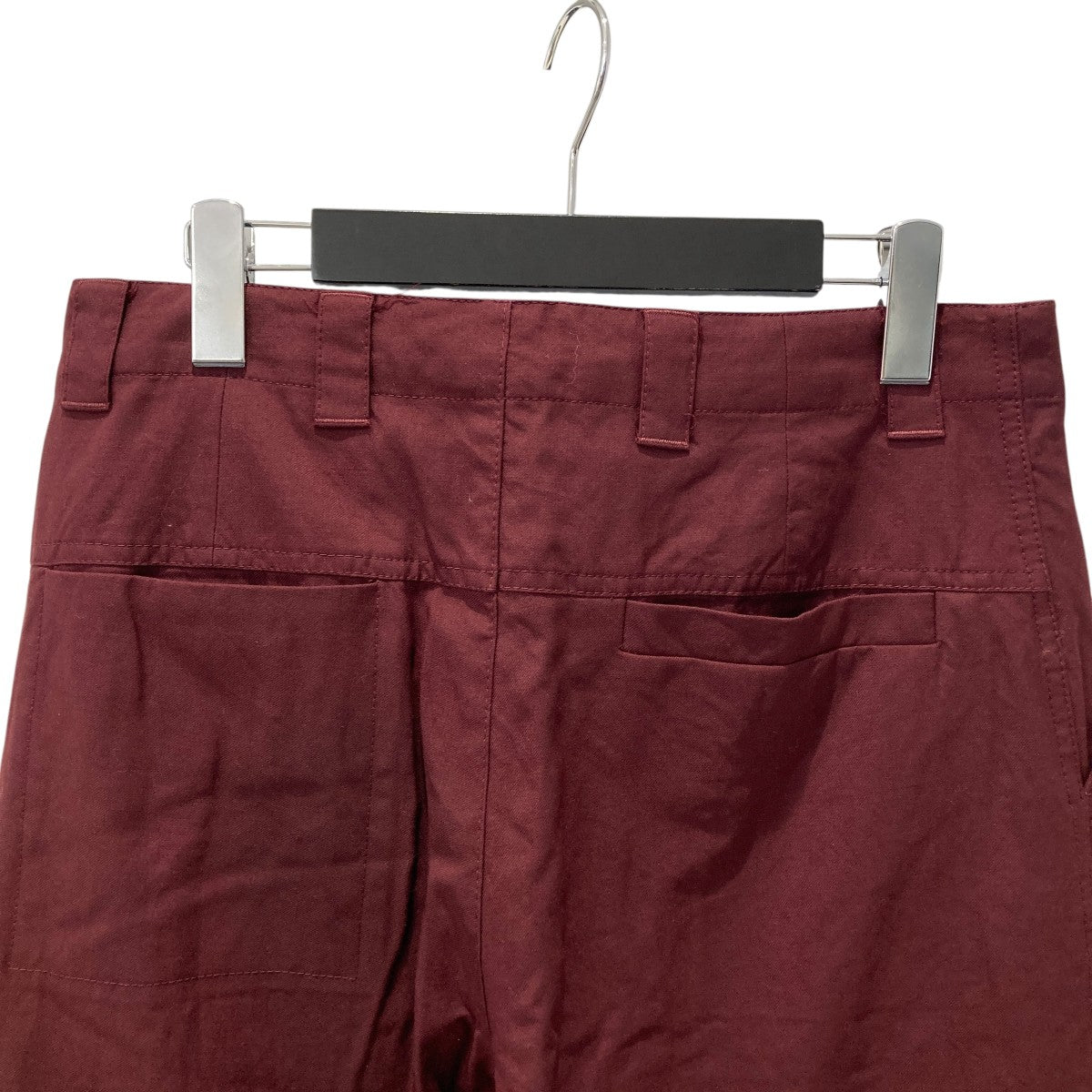 GUCCI レッドウールギャバジンパンツ829724 古着・中古-4枚目のアイテム画像