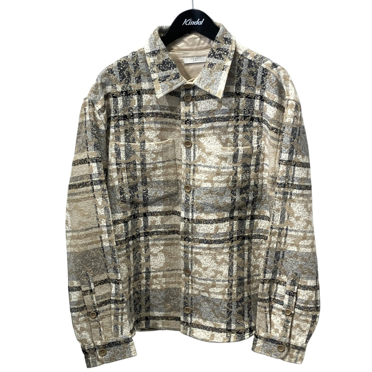 Check Jqrd OvershirtチェックシャツMFW24.601.JQRD