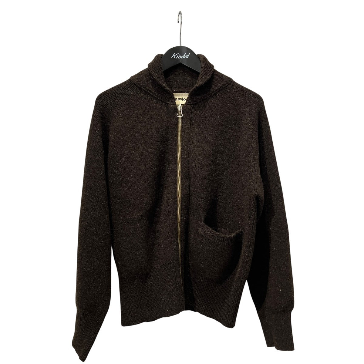 Hard twisted Shetlandwool type C-2ニットジャケット1233008