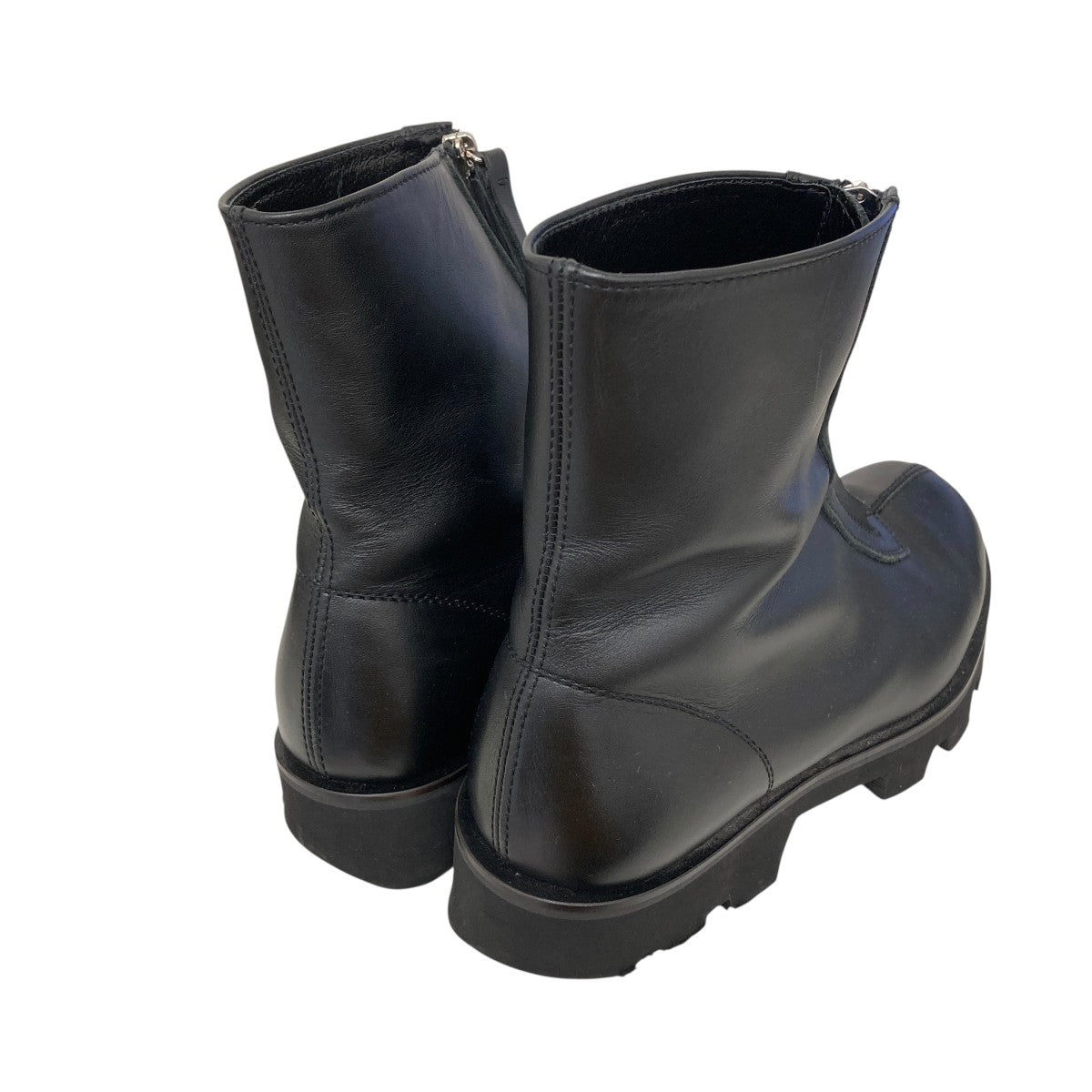 CENTER ZIP BOOTS with Chunky Sole