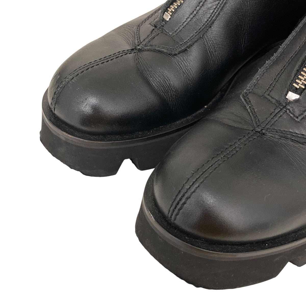 CENTER ZIP BOOTS with Chunky Sole