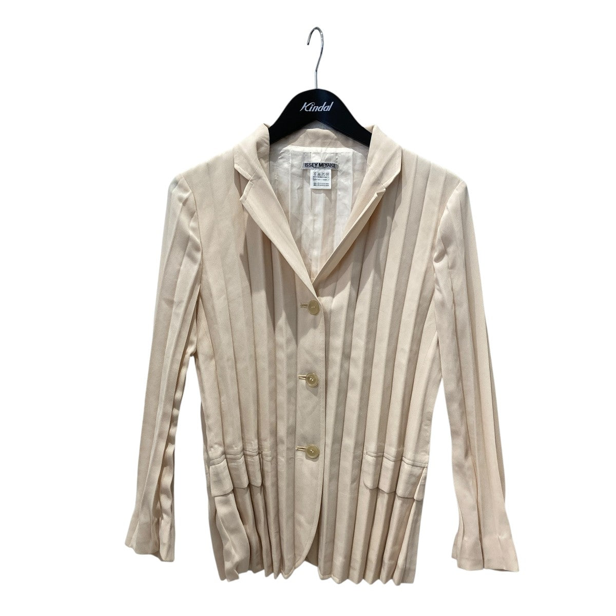 ISSEY MIYAKE プリーツテーラードジャケットIM42FD211 古着・中古-1枚目のアイテム画像