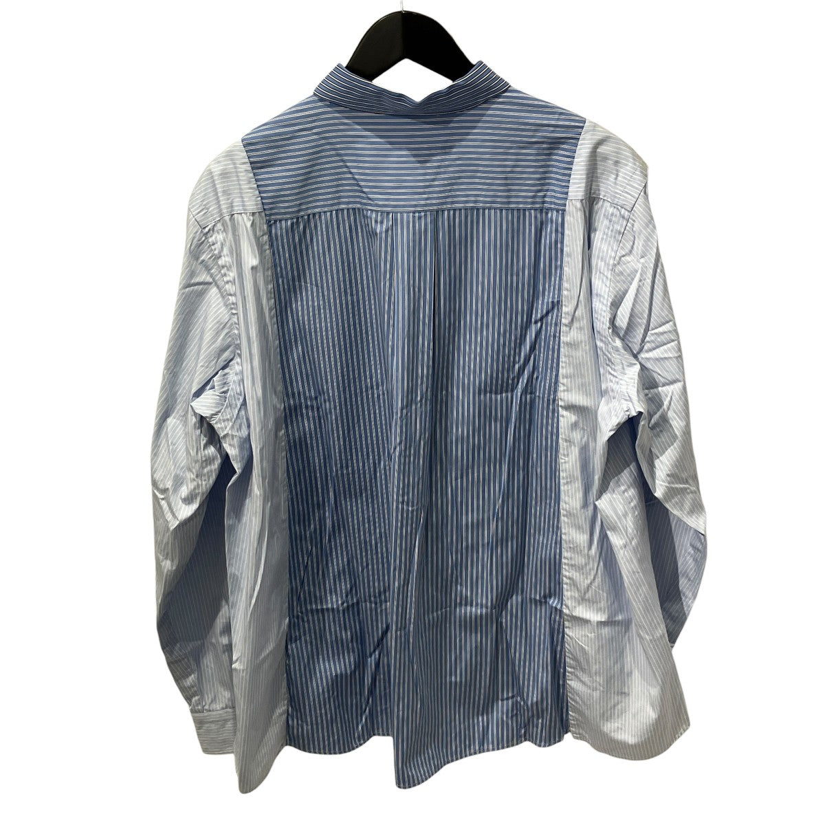 25SSCotton Poplin Shirtストライプ長袖シャツ25-03621M