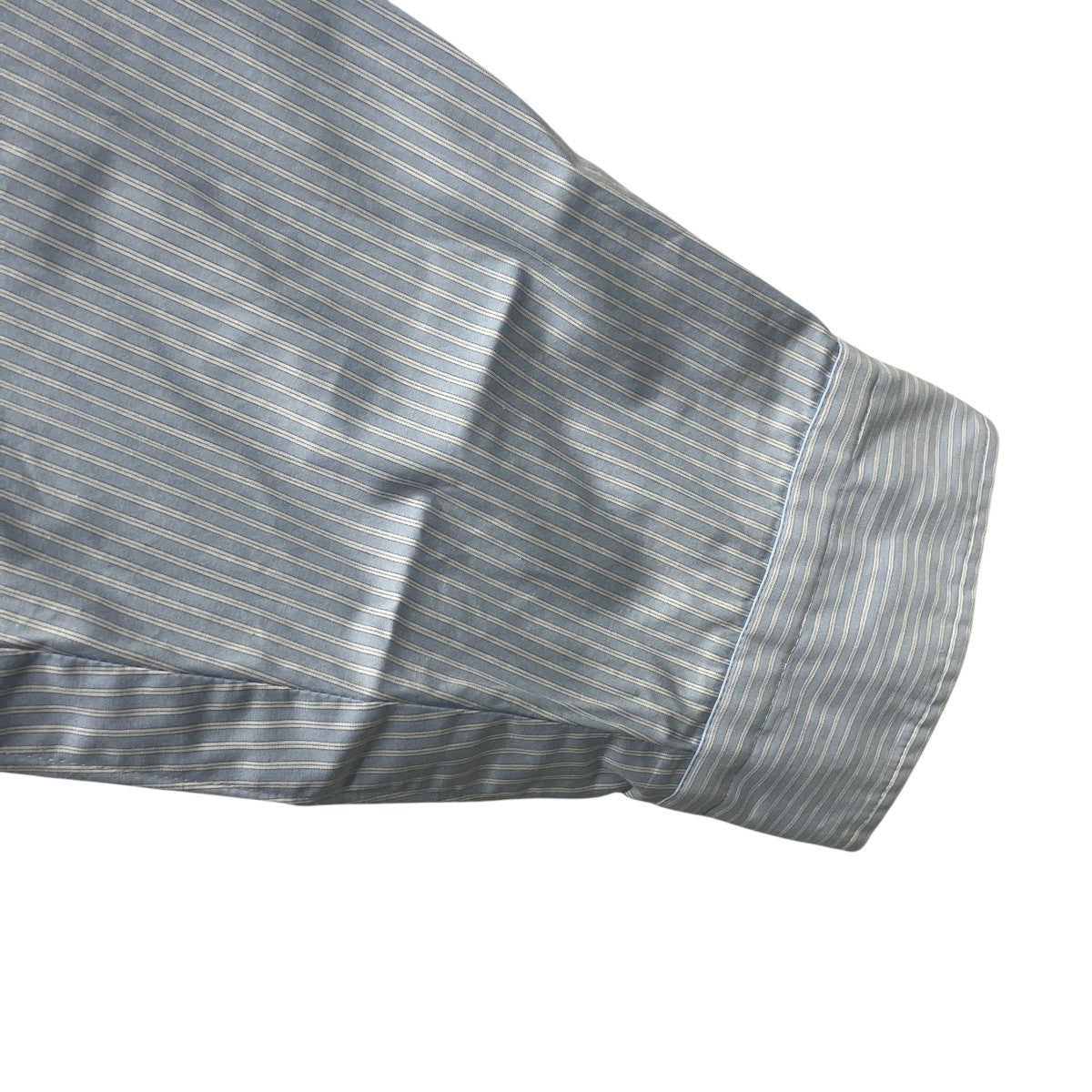 25SSCotton Poplin Shirtストライプ長袖シャツ25-03621M
