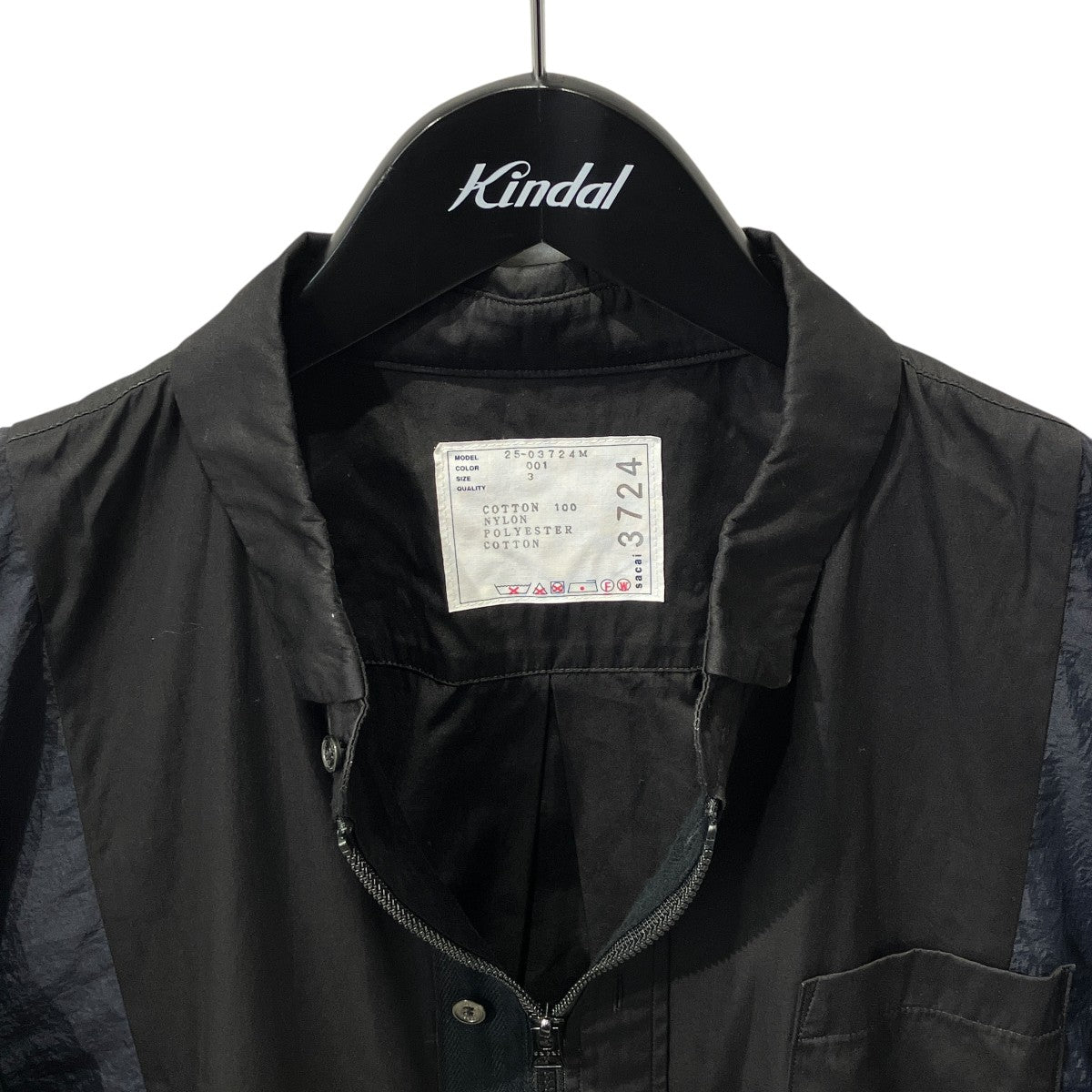 Taslan Nylon Shirt ジップアップシャツジャケット長袖シャツ25-03724M