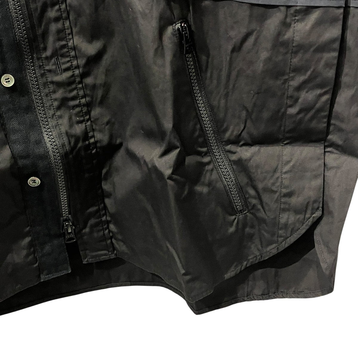 Taslan Nylon Shirt ジップアップシャツジャケット長袖シャツ25-03724M