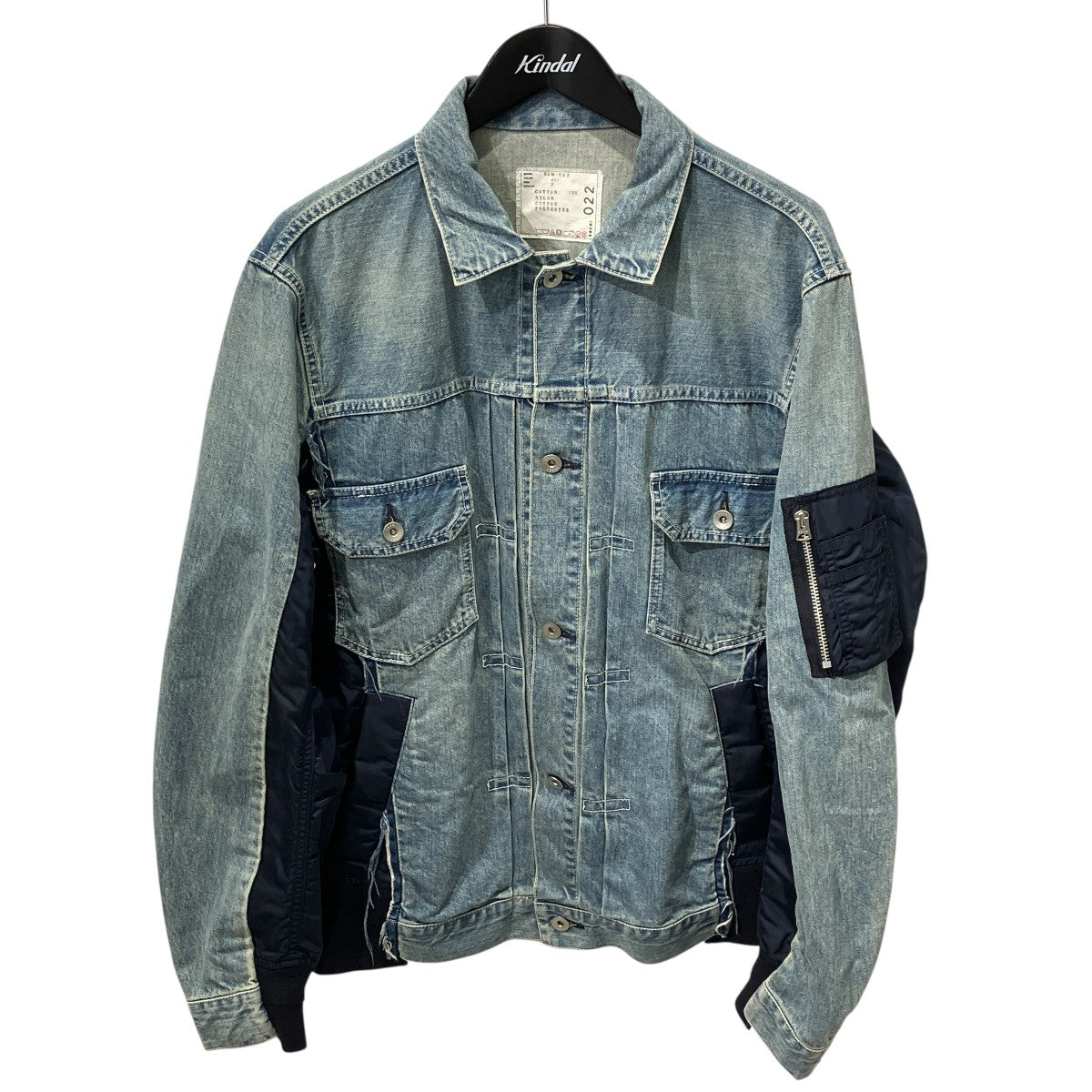 21AWDenim x MA-1 JacketデニムジャケットSCM-022