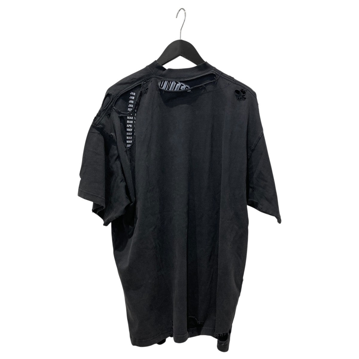 BALENCIAGA 22SSOVERSIZED REPAIRED T-SHIRT半袖Tシャツ704056 古着・中古-2枚目のアイテム画像