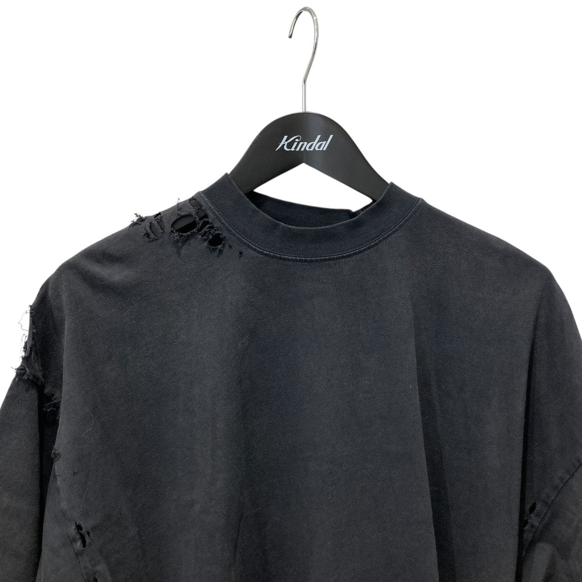BALENCIAGA 22SSOVERSIZED REPAIRED T-SHIRT半袖Tシャツ704056 古着・中古-3枚目のアイテム画像