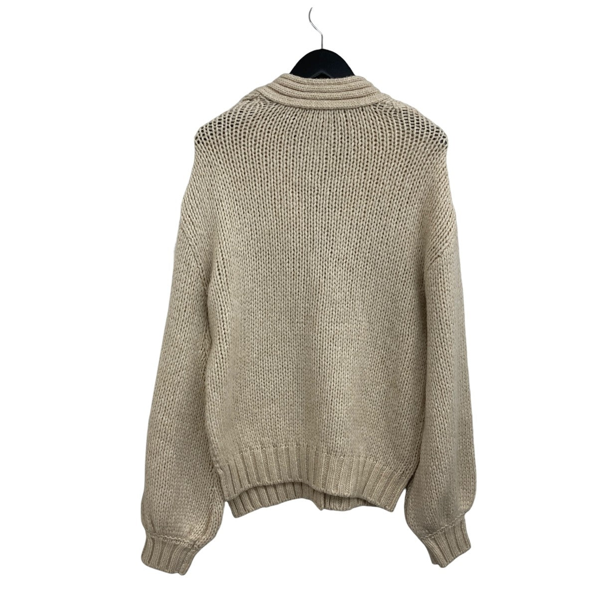 ROCHAS ボリュームスリーブ ローゲージニットカーオディガンROWR7515P-RR659 古着・中古-2枚目のアイテム画像