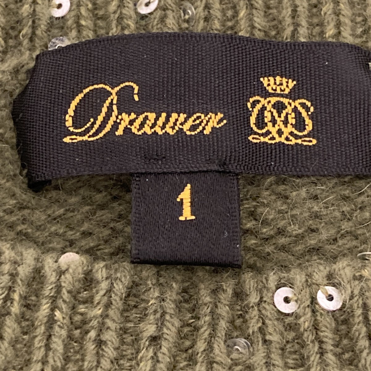 Drawer 7Gスパンコールニット6513-106-0361 古着・中古-5枚目のアイテム画像