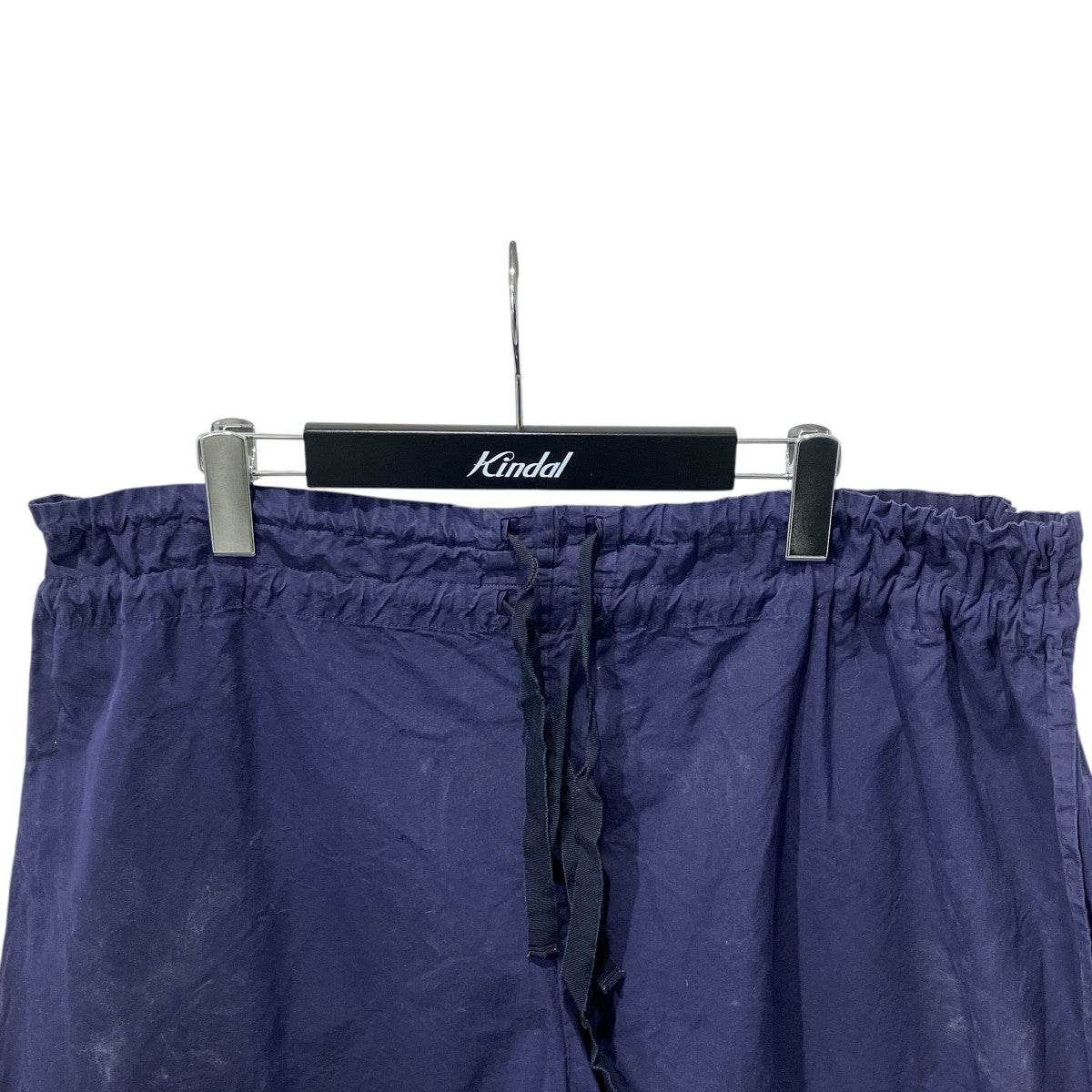 製品染コットンドローストリングパンツイージーパンツ
