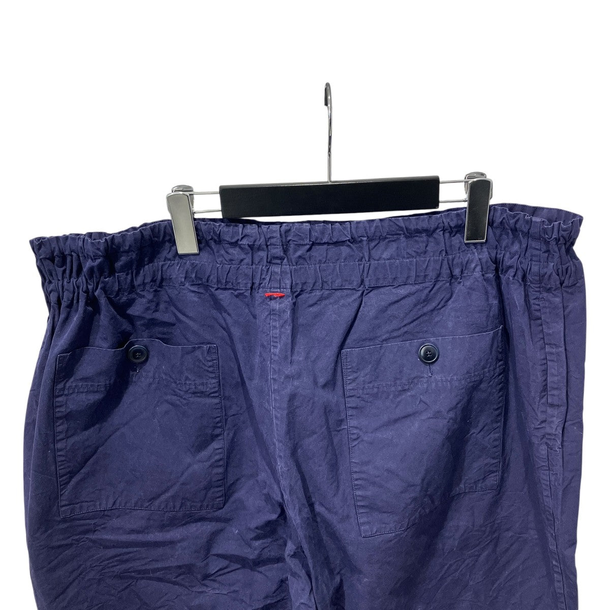 製品染コットンドローストリングパンツイージーパンツ