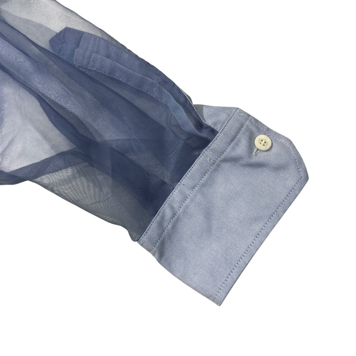 26SSOXFORD SHEER SLEEVE SHIRT長袖ブラウス261-15262