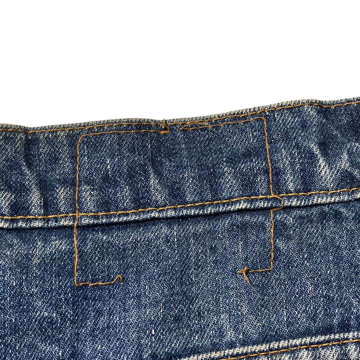 66前期 70s 裏チェーン 42TALON ボタン裏16デニムパンツ517-0217