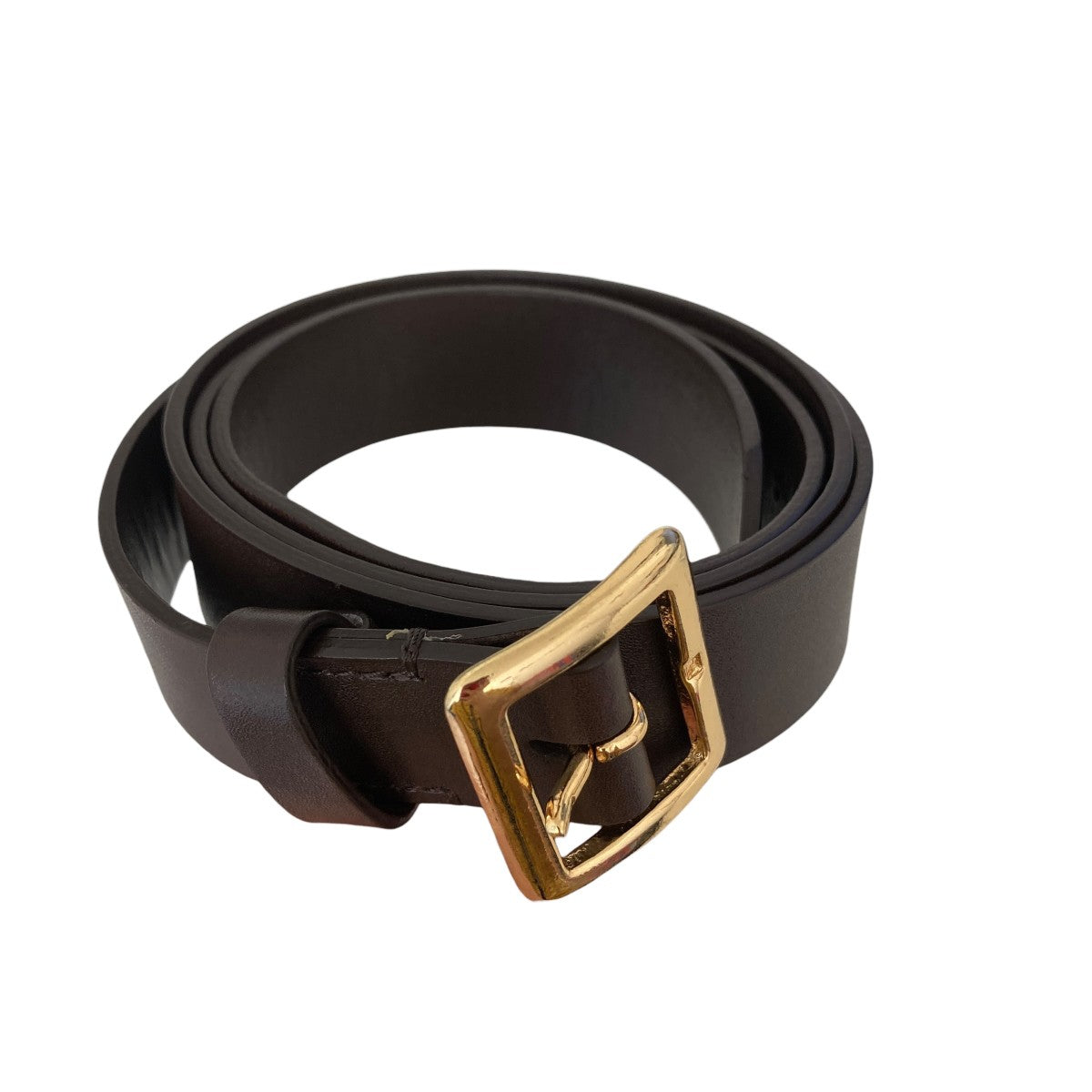 25SSSQUARE BUCKLE BELTレザーベルト
