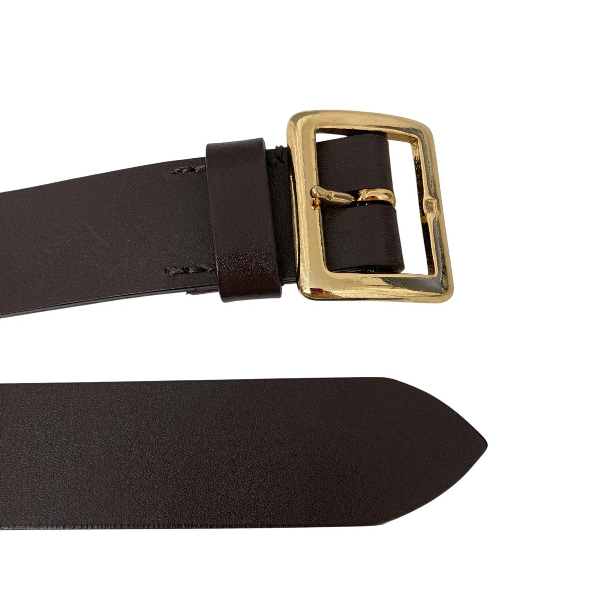 25SSSQUARE BUCKLE BELTレザーベルト