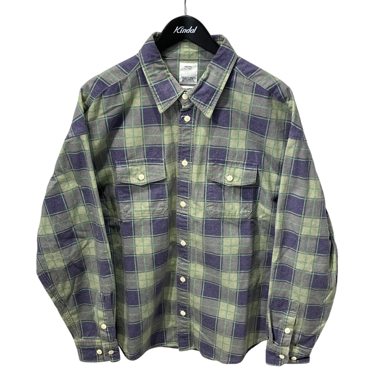 23AWPIONEER KHADI CHECK SHIRT L／Sチェックシャツ0123205011011