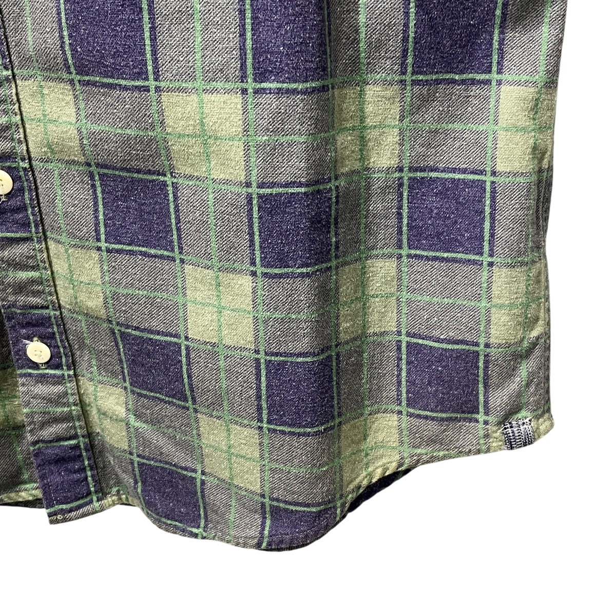23AWPIONEER KHADI CHECK SHIRT L／Sチェックシャツ0123205011011