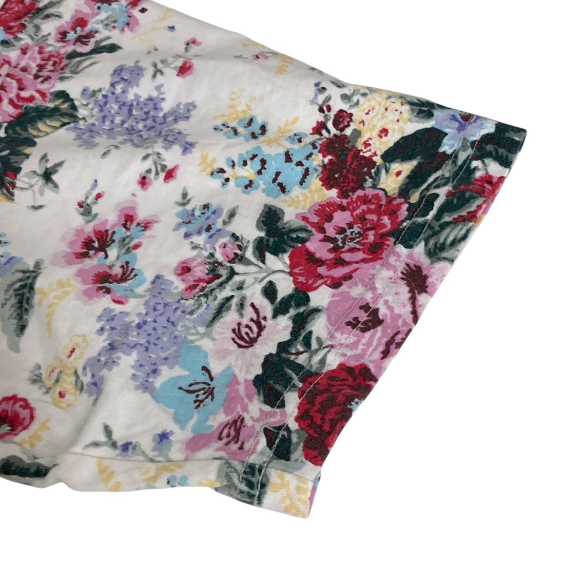 26SSWASHED S S TOP FLORAL半袖Tシャツ