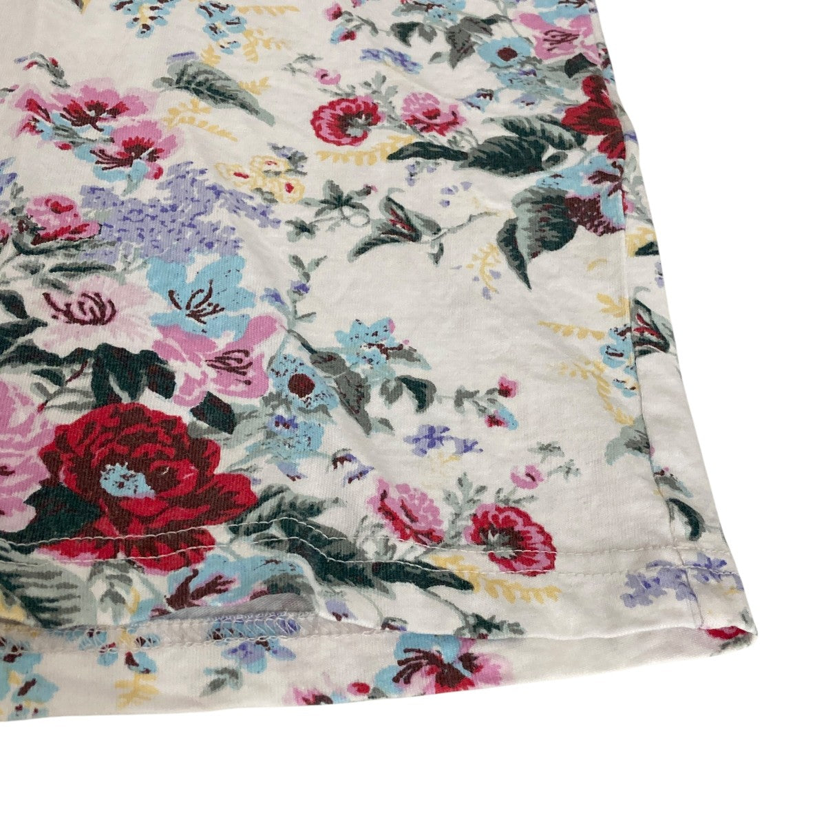 26SSWASHED S S TOP FLORAL半袖Tシャツ