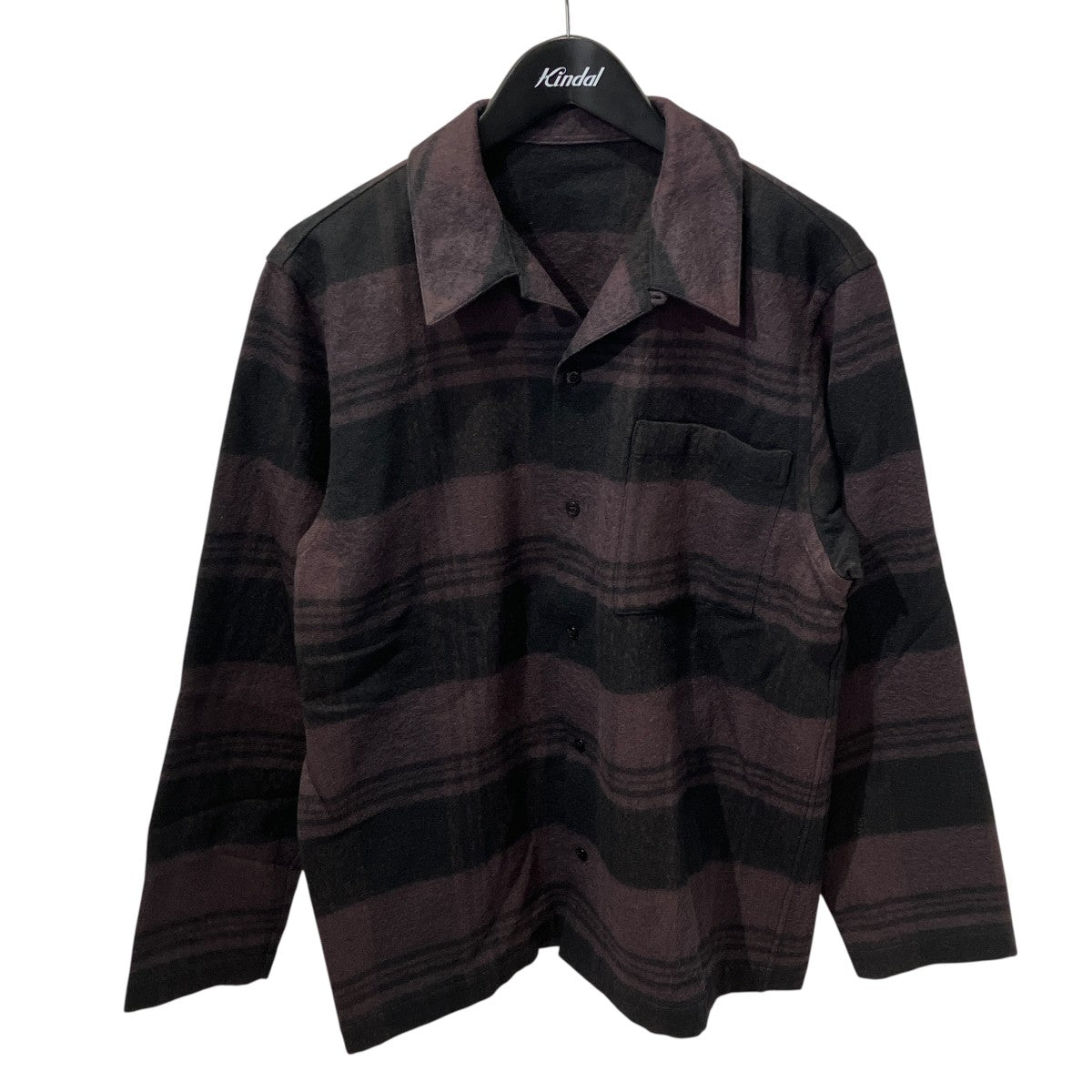 POSTELEGANT COTTON WOOL PAJAMA SHIRTチェックシャツTP24A0002 古着・中古-1枚目のアイテム画像