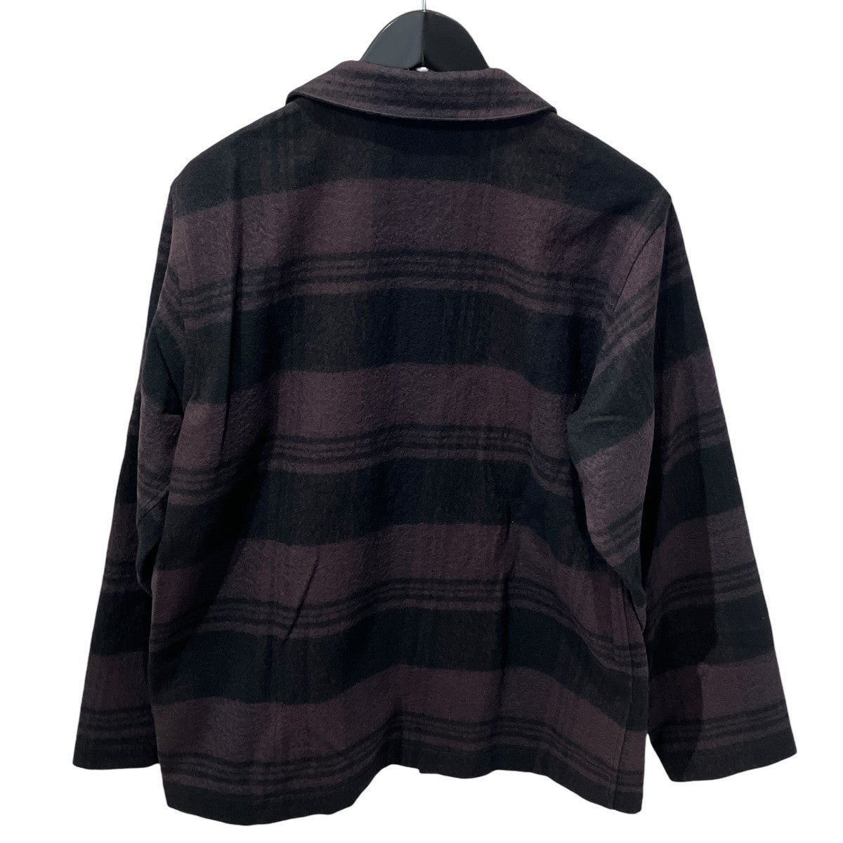 POSTELEGANT COTTON WOOL PAJAMA SHIRTチェックシャツTP24A0002 古着・中古-2枚目のアイテム画像