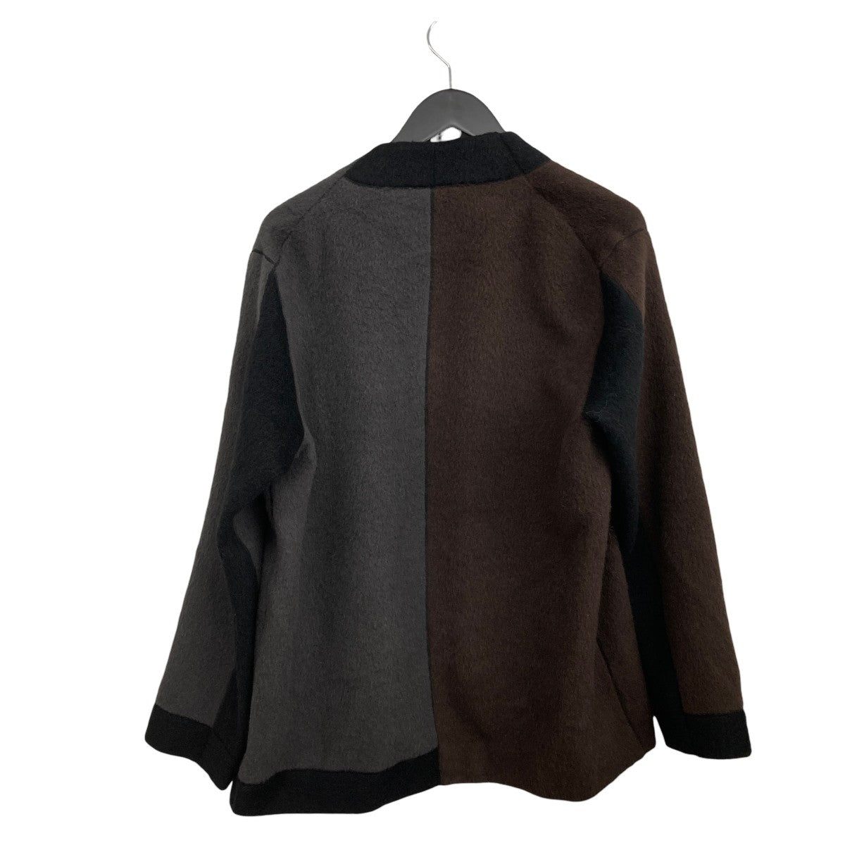 M’S BRAQUE SOFT SEAM Asymmetry No-Collar Jacketカーディガン232500 古着・中古-2枚目のアイテム画像